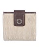 Bvlgari Canvas Printed Compact Wallet