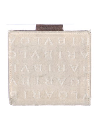 Bvlgari Canvas Printed Compact Wallet