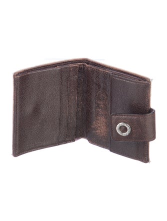 Bvlgari Canvas Printed Compact Wallet