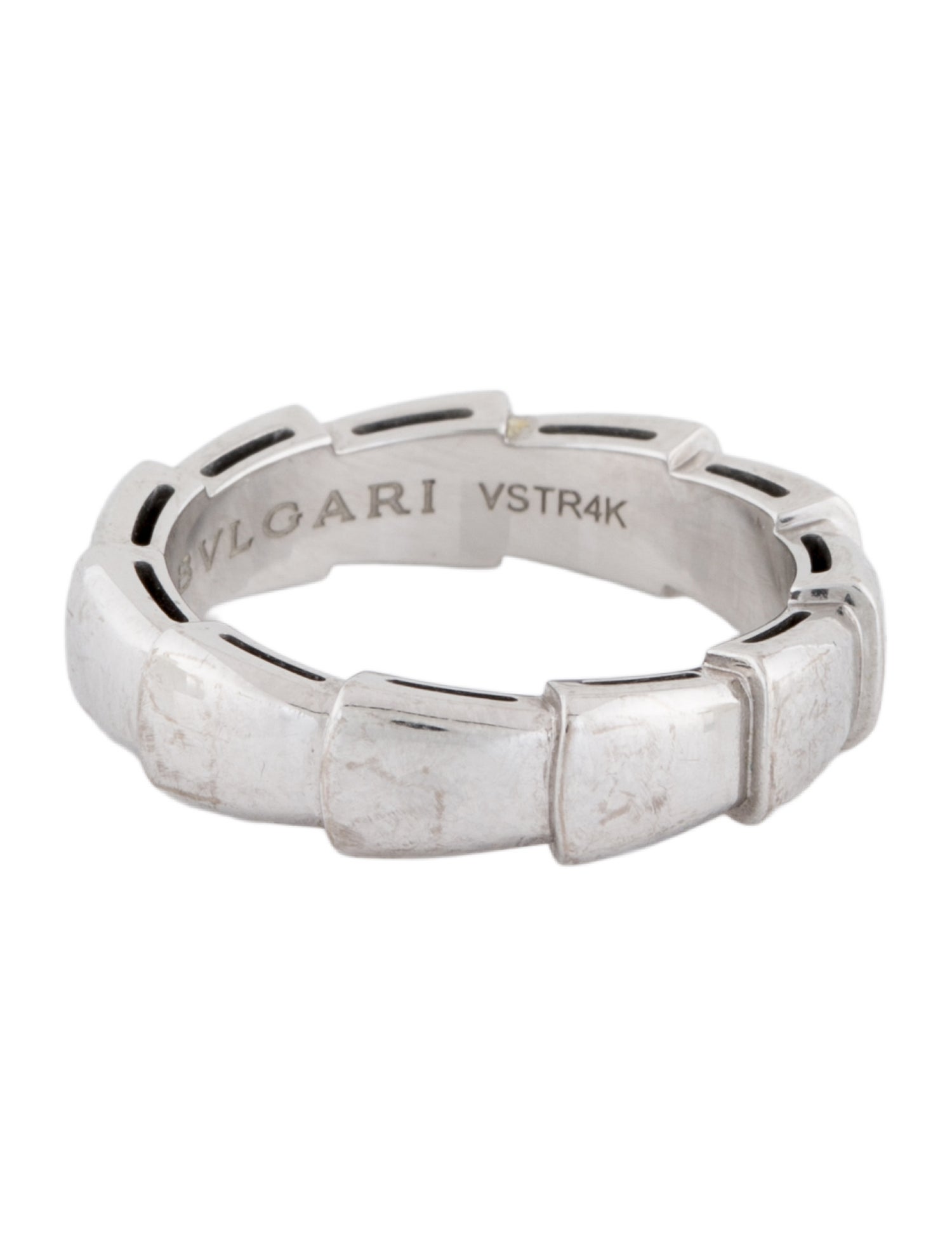 Bvlgari 18K Serpenti Viper Band Ring