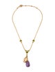 Bvlgari 18K Amethyst, Peridot & Diamond Sassi Mediterranean Necklace