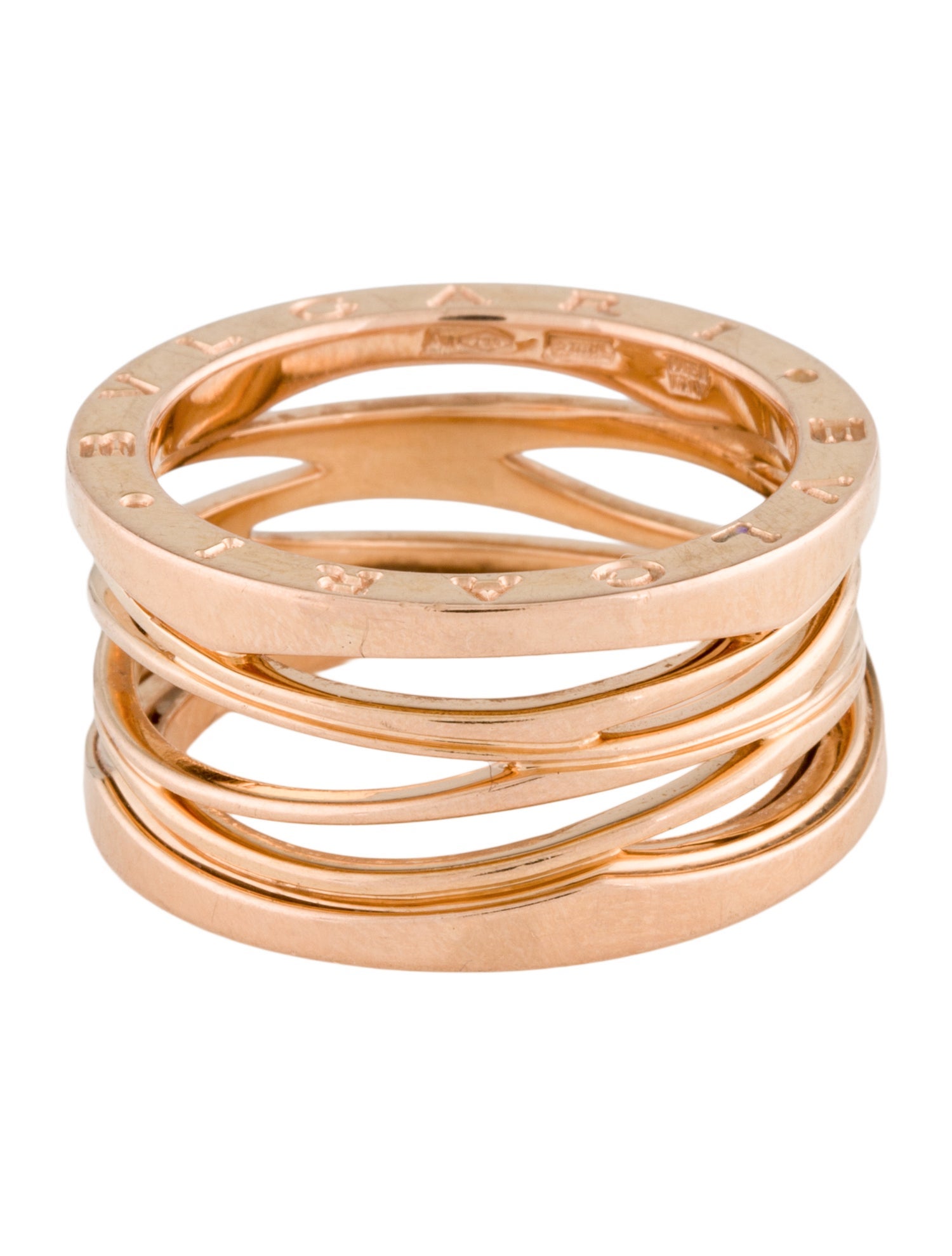 Bvlgari 18K B.zero1 Design Legend Four-Band Ring