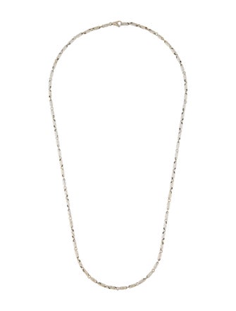Bvlgari 18K Passo Doppio Link Chain Necklace