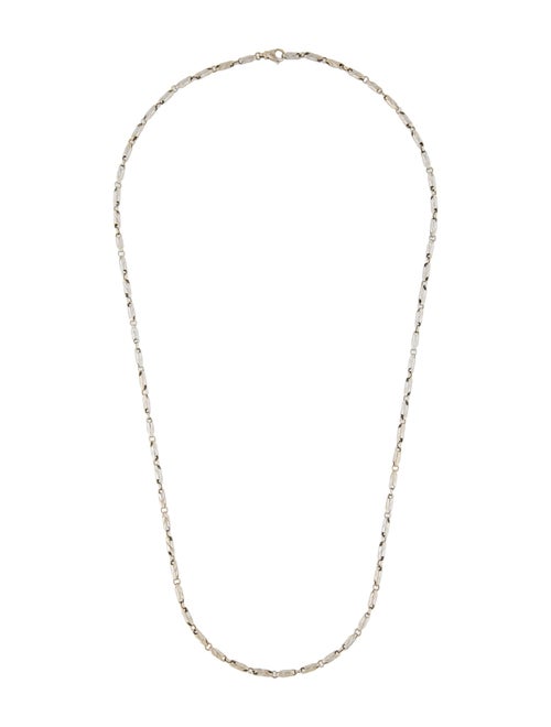 Bvlgari 18K Passo Doppio Link Chain Necklace