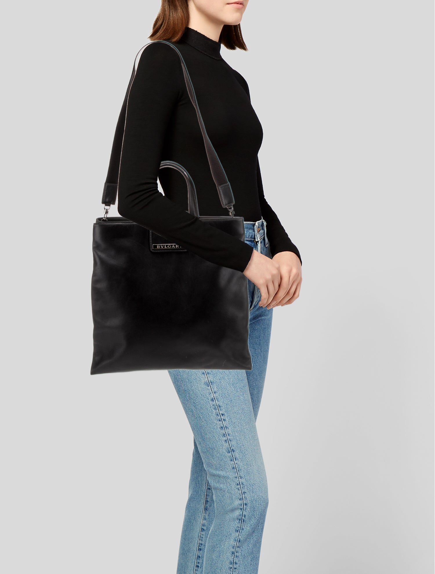 Bvlgari Leather Tote