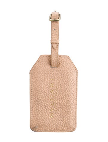 Bvlgari Bag Accessories Leather Luggage Tag