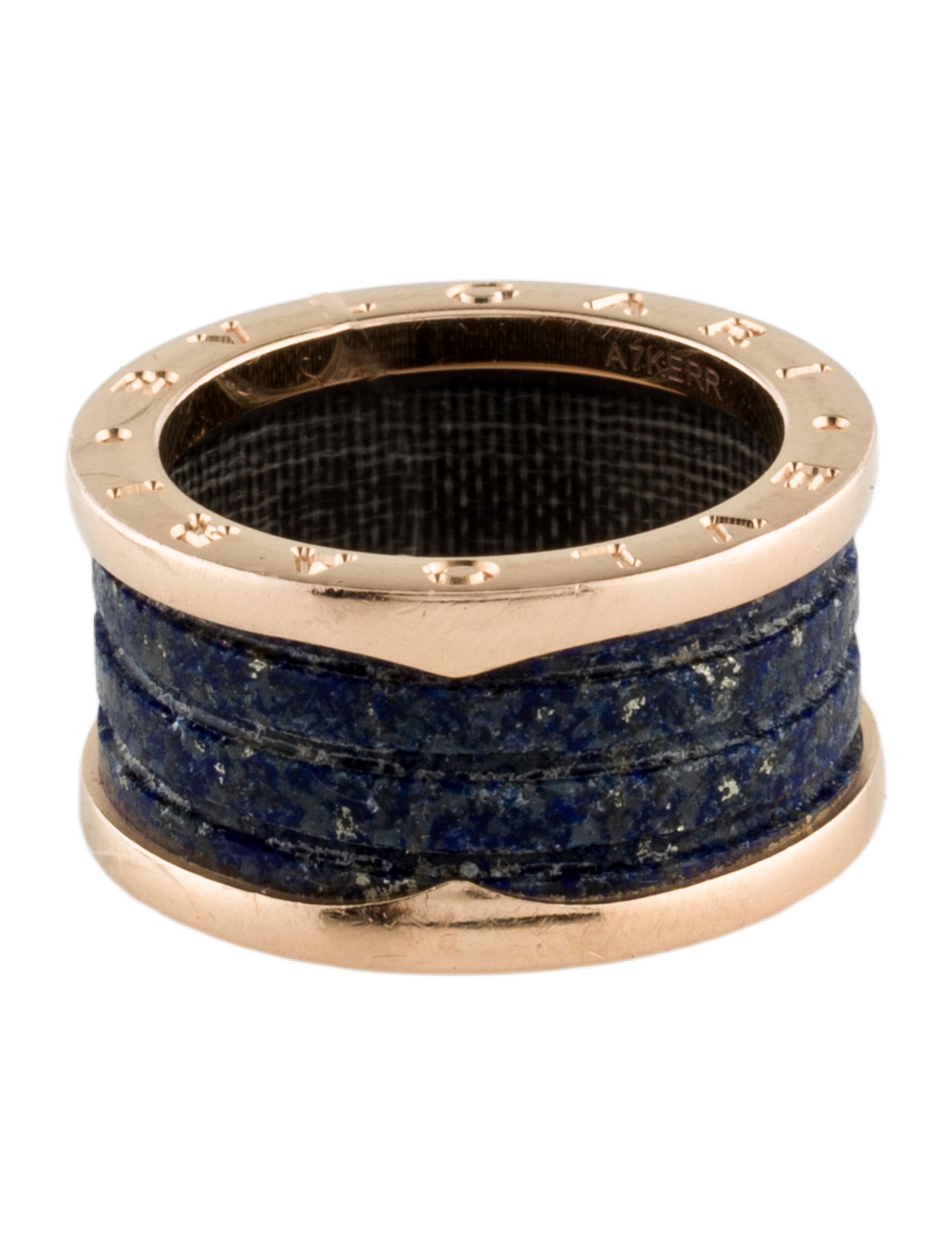 Bvlgari 18K Lapis Lazuli B.zero1 Ring