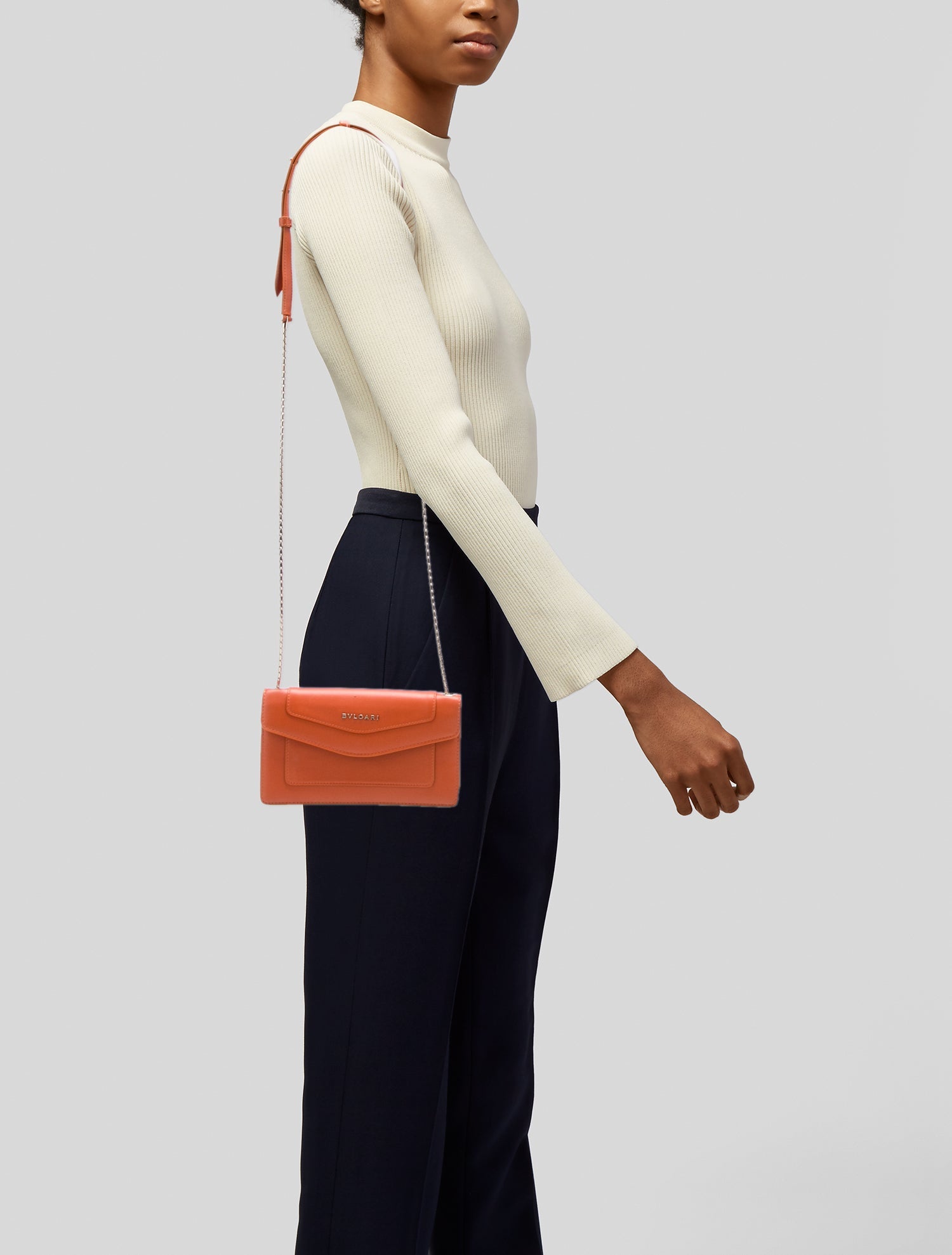 Bvlgari Leather Crossbody Bag