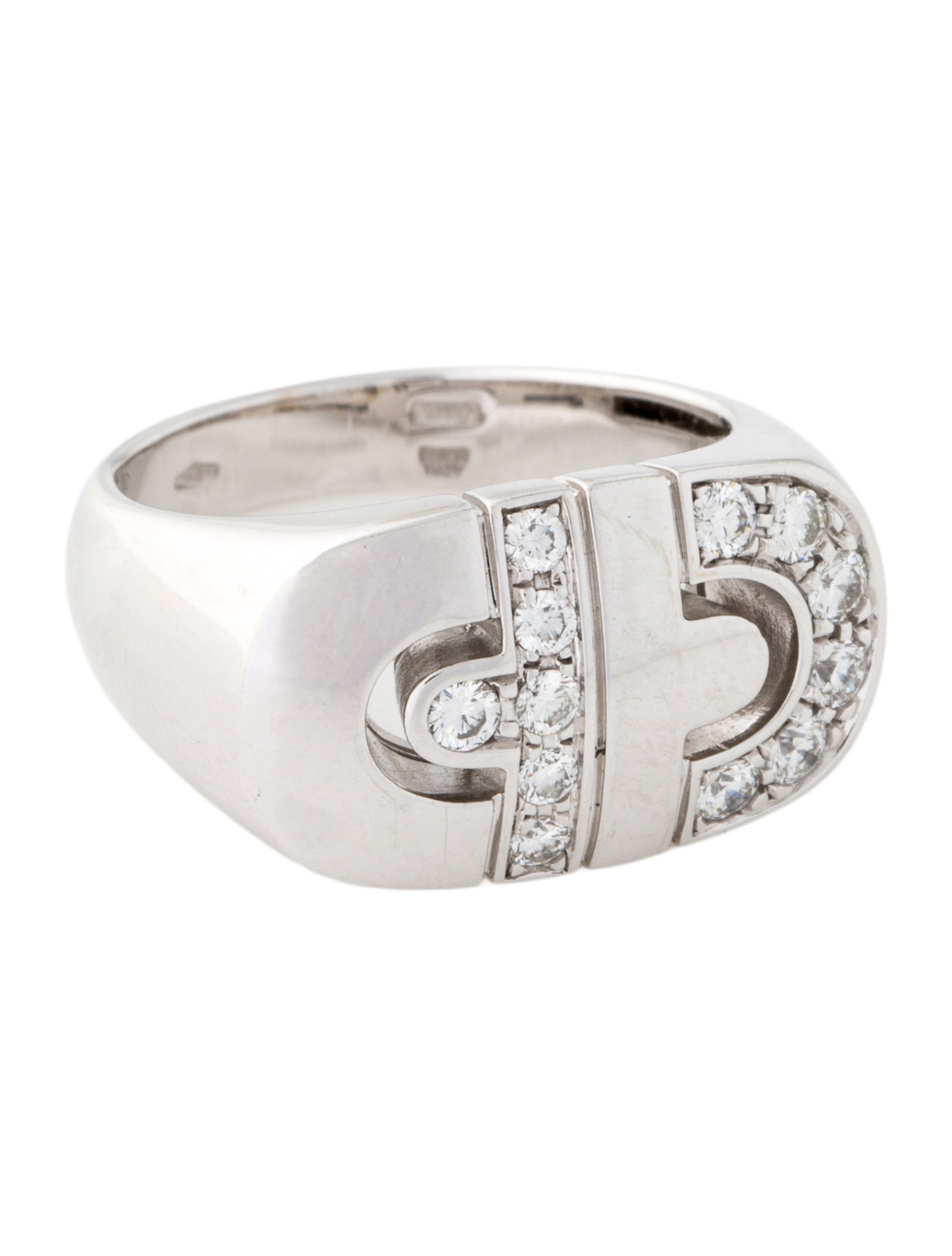 Bvlgari 18K Diamond Parentesi Ring