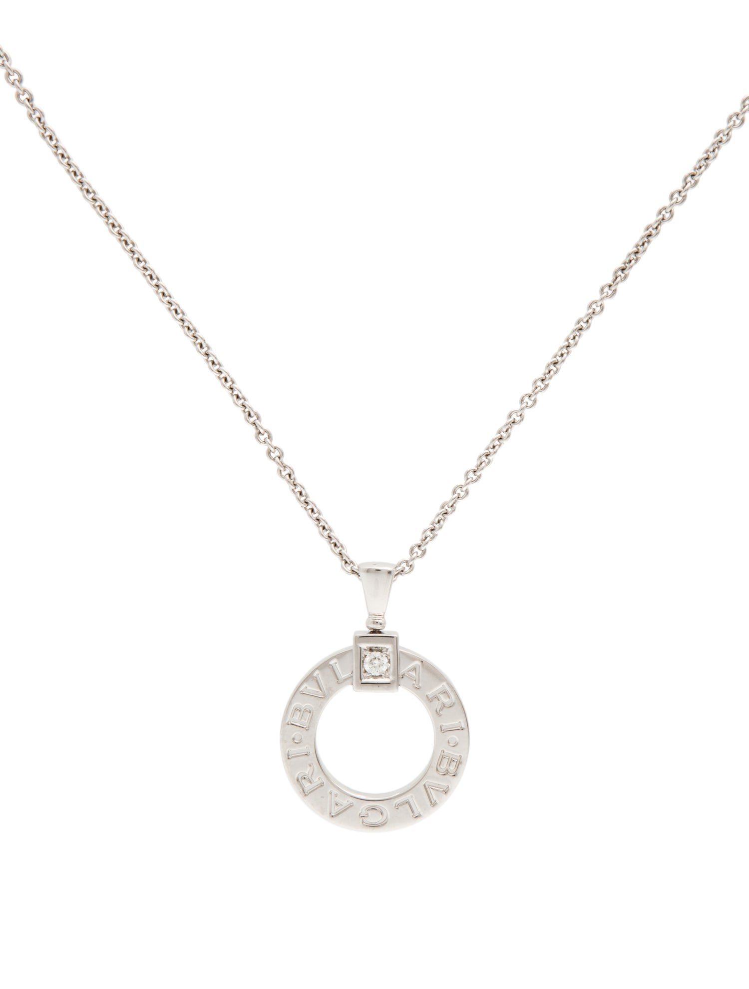 Bvlgari Bvlgari 18K Diamond Pendant Necklace