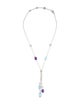 Bvlgari 18K Topaz & Amethyst B.zero1 Lavalier Necklace