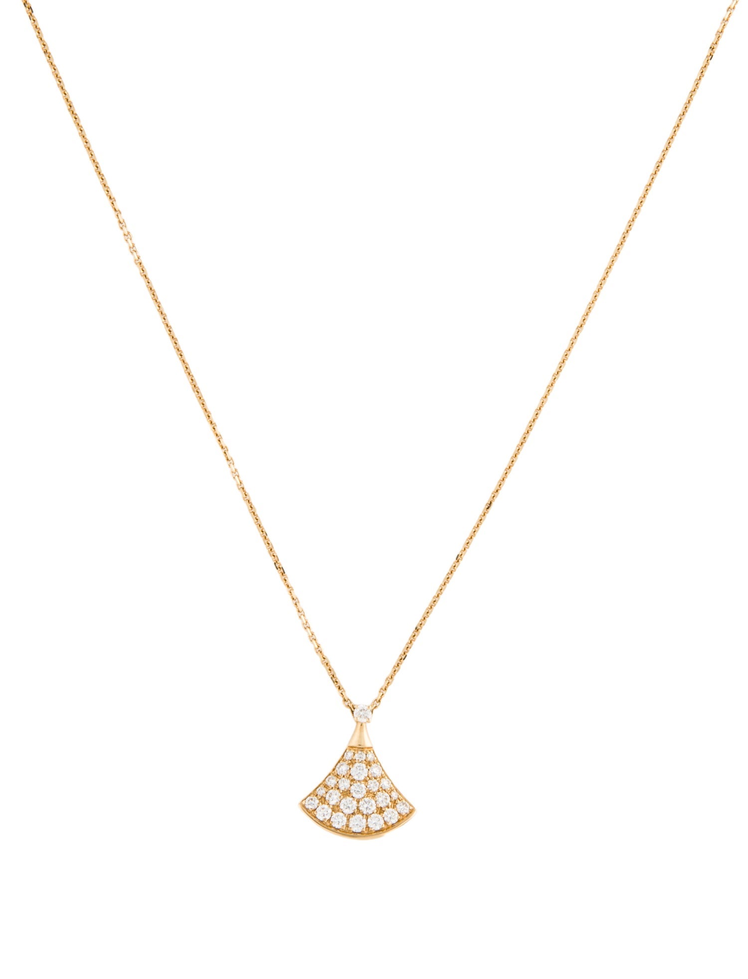 Bvlgari 18K Diamond Divas' Dream Pendant Necklace