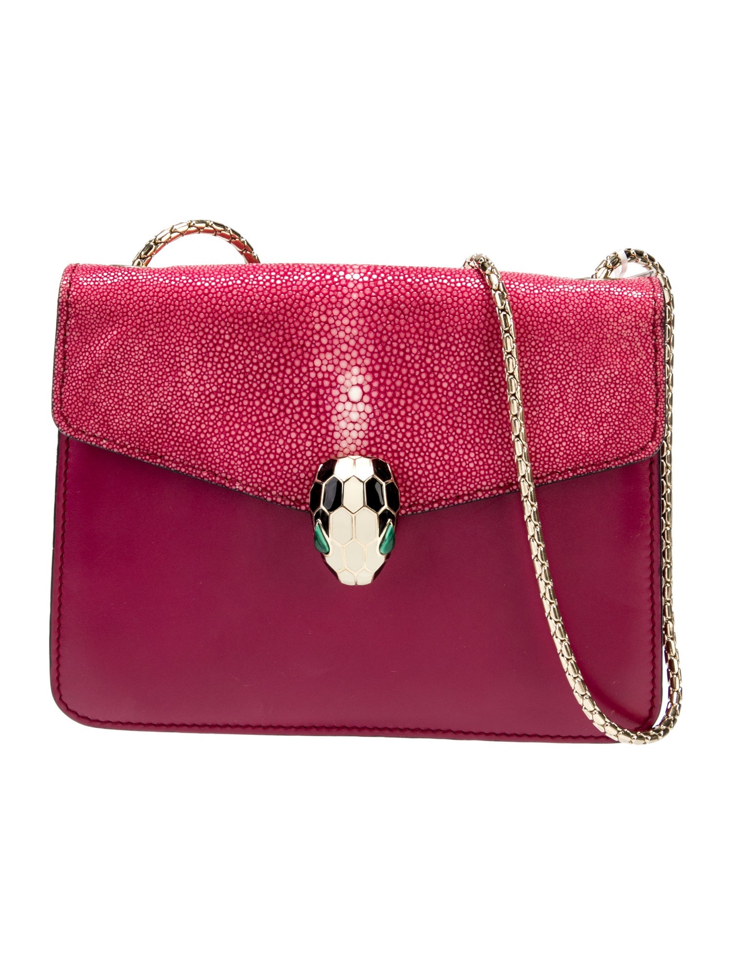 Bvlgari Leather Serpenti Forever Bag