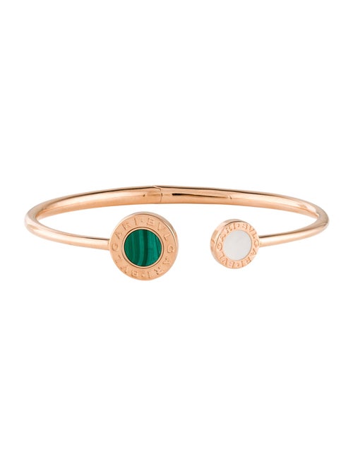 Bvlgari Mother of Pearl, Malachite & Onyx Flip Bracelet