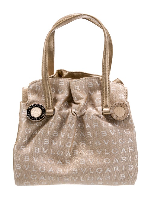 Bvlgari Canvas Top Handle Bag Small