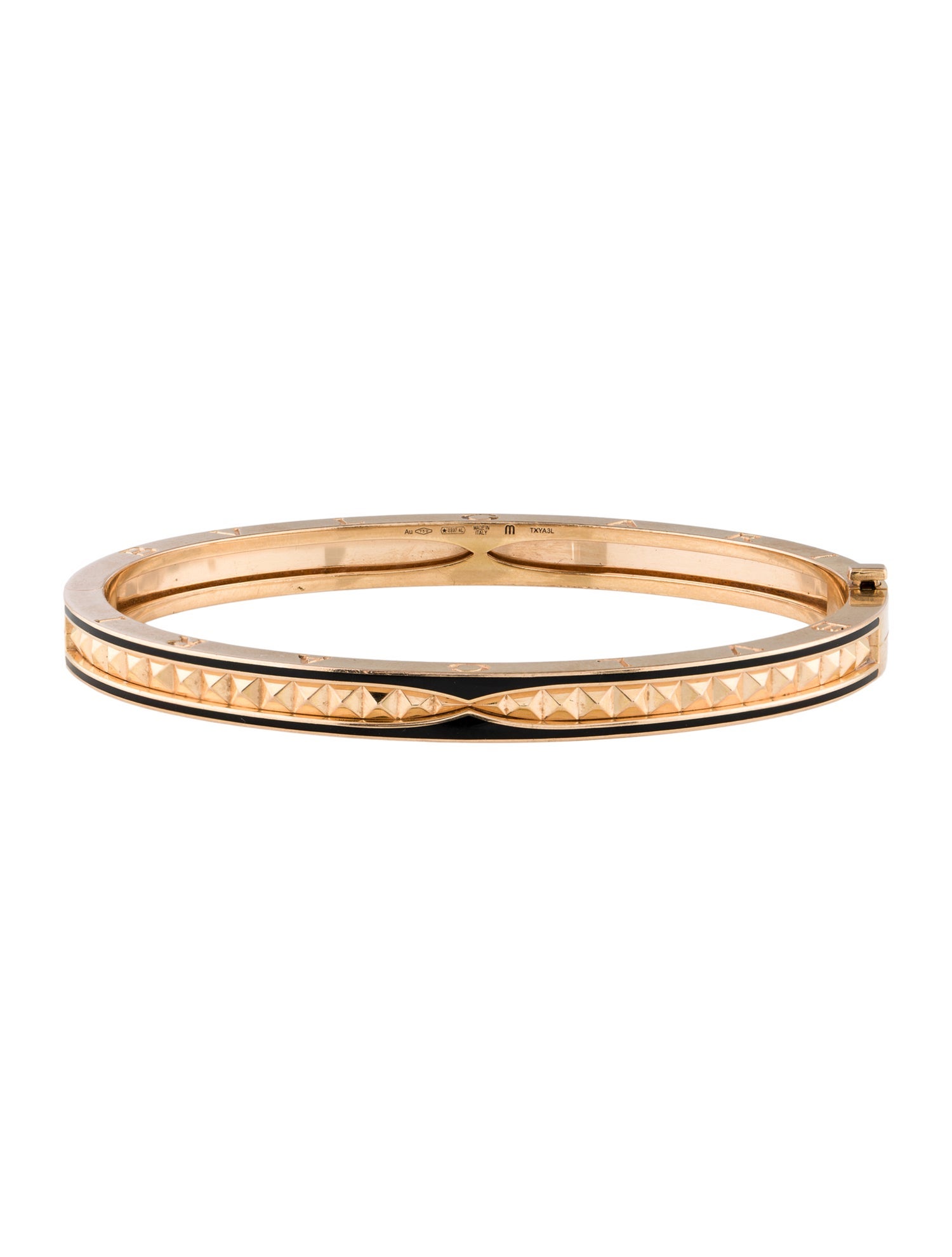 Bvlgari 18K Ceramic B.zero1 Bangle Bracelet