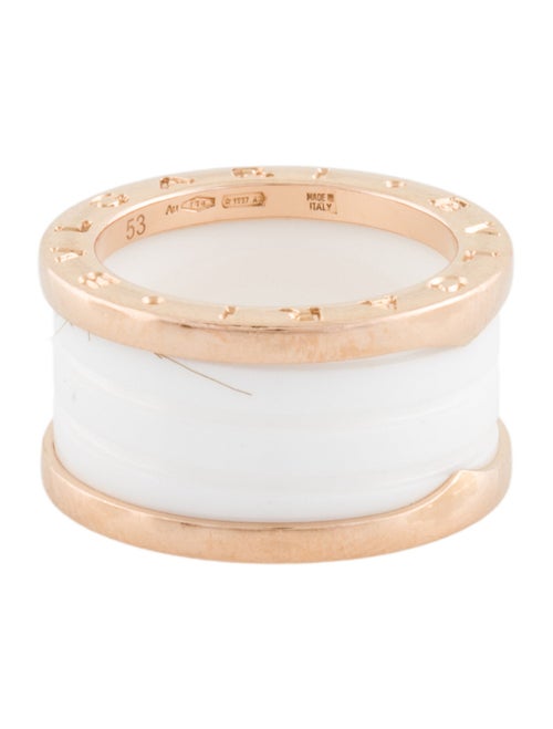 Bvlgari 18K Ceramic B.zero1 Ring