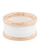 Bvlgari 18K Ceramic B.zero1 Ring