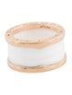 Bvlgari 18K Ceramic B.zero1 Ring