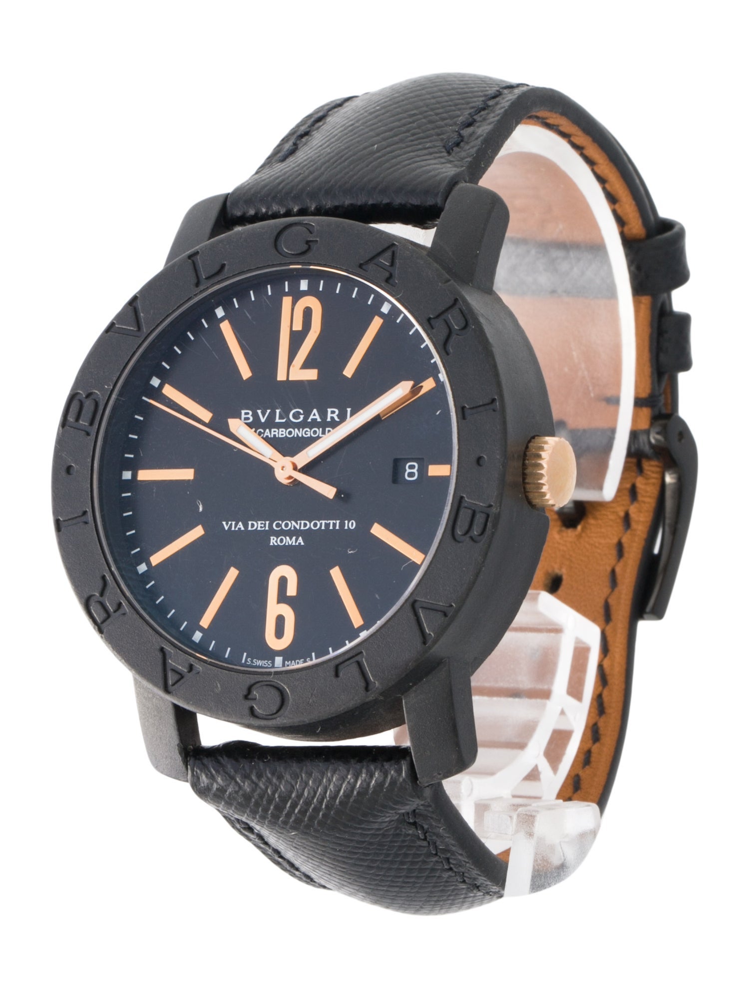 Bvlgari Bvlgari Carbongold Watch