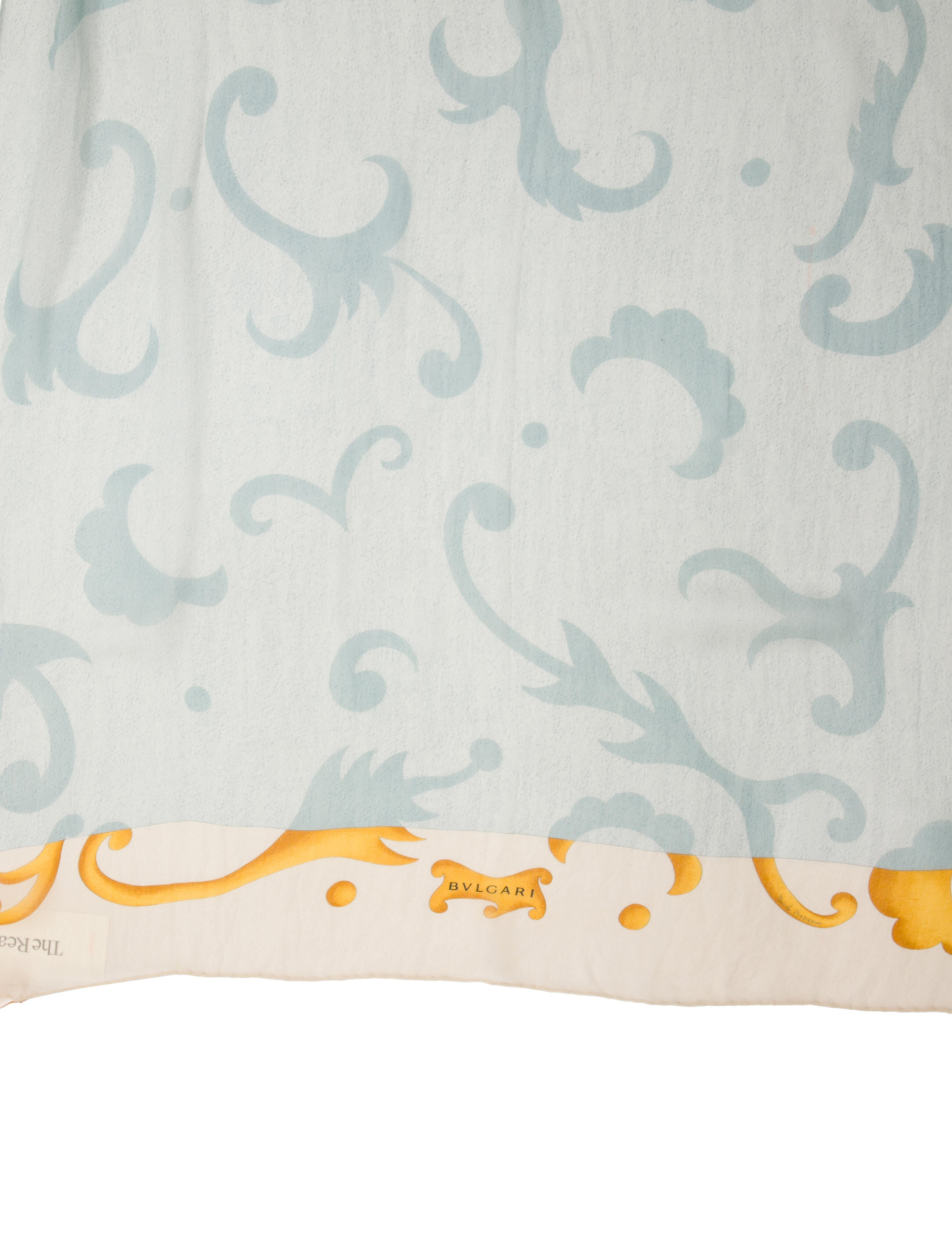 Bvlgari Silk Printed Scarf