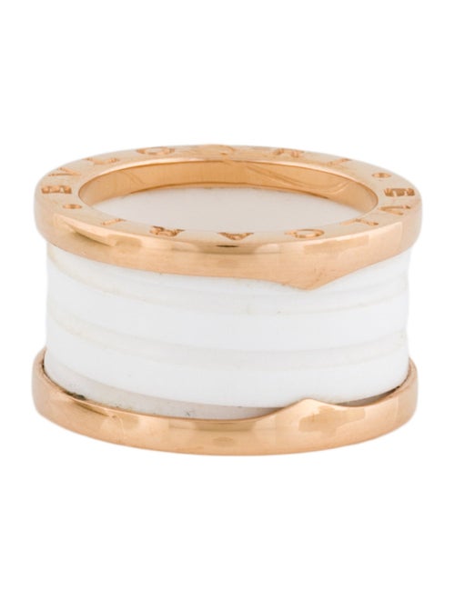 Bvlgari 18K Ceramic B.zero1 Ring