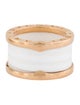 Bvlgari 18K Ceramic B.zero1 Ring