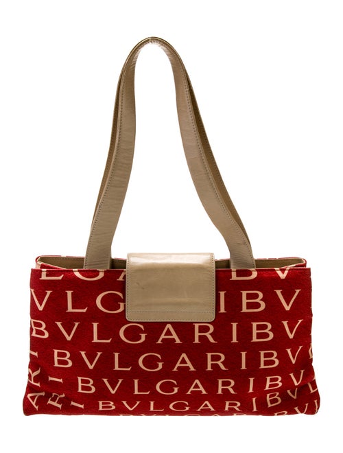 Bvlgari Canvas Top Handle Bag