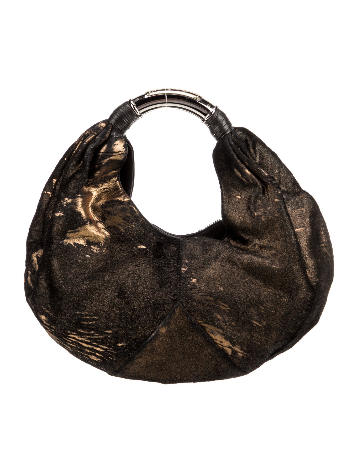 Bvlgari Ponyhair Top Handle Bag