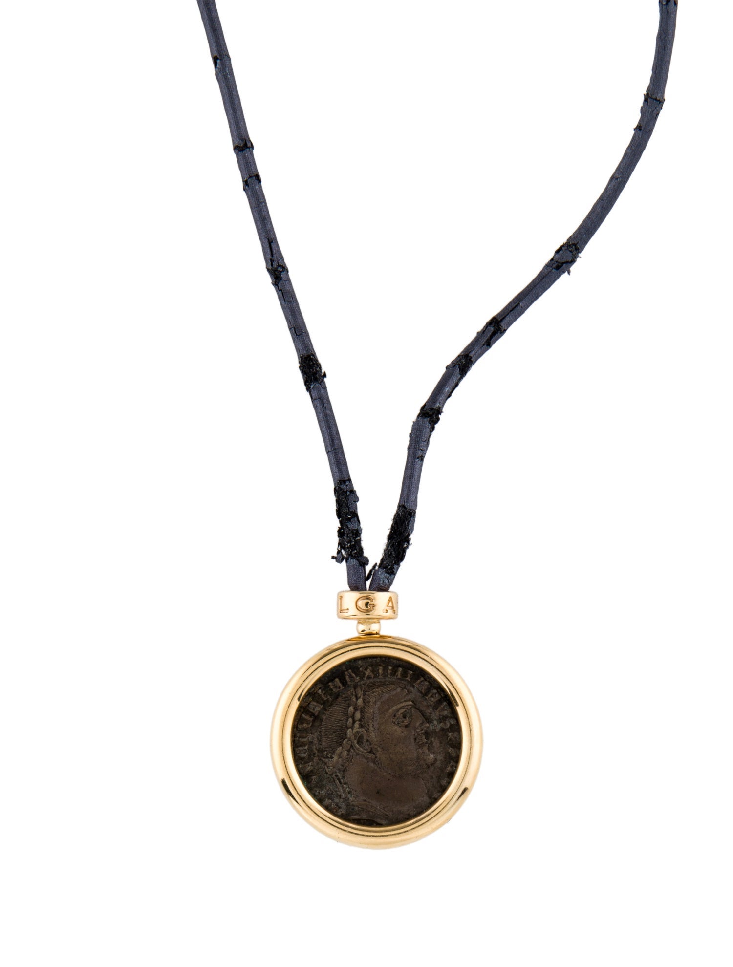Bvlgari 18K Monete Ancient Coin Pendant Necklace