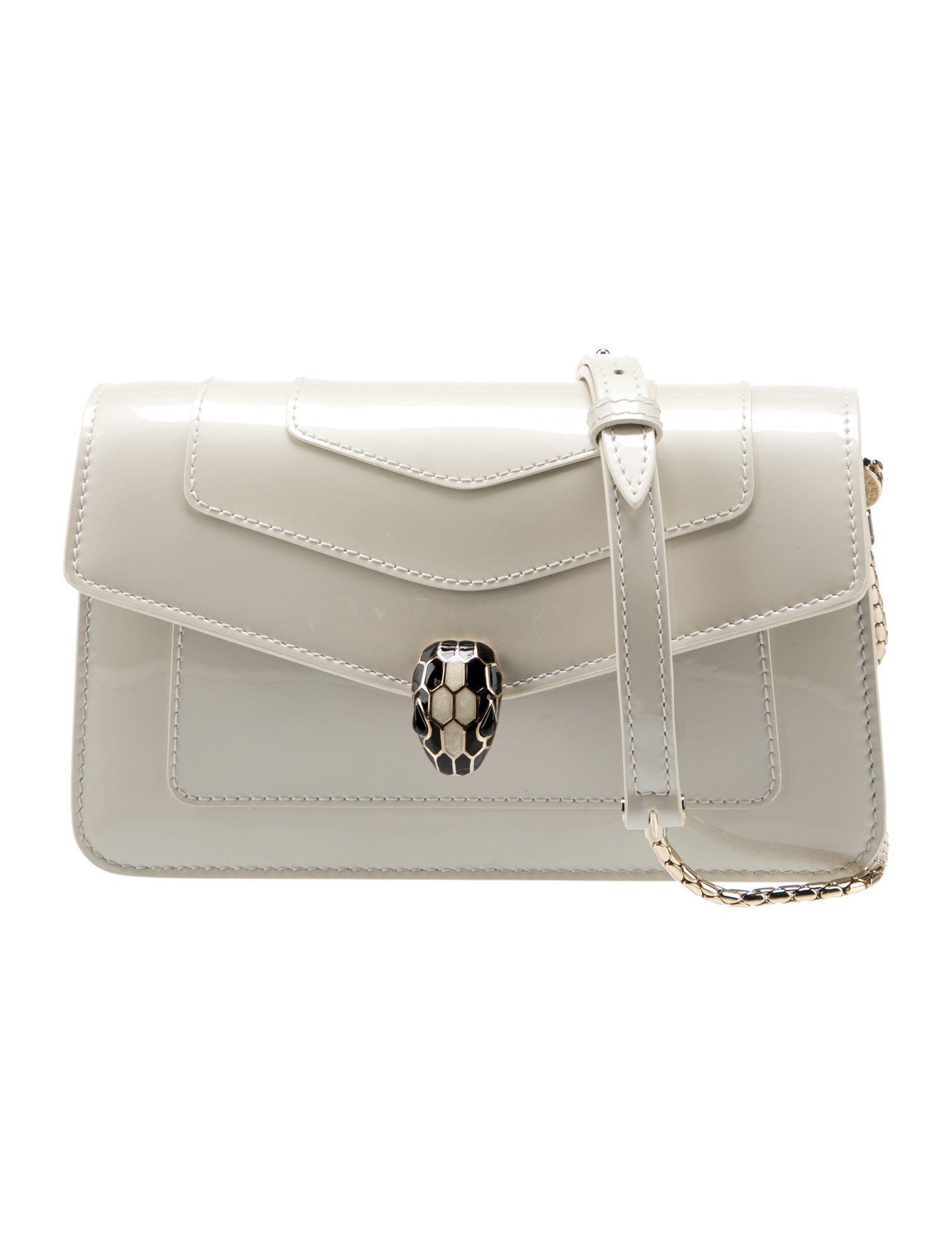 Bvlgari Patent Leather Serpenti Forever w/ Tags