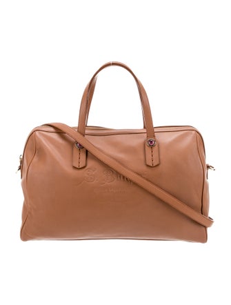 Bvlgari Leather Top Handle Bag