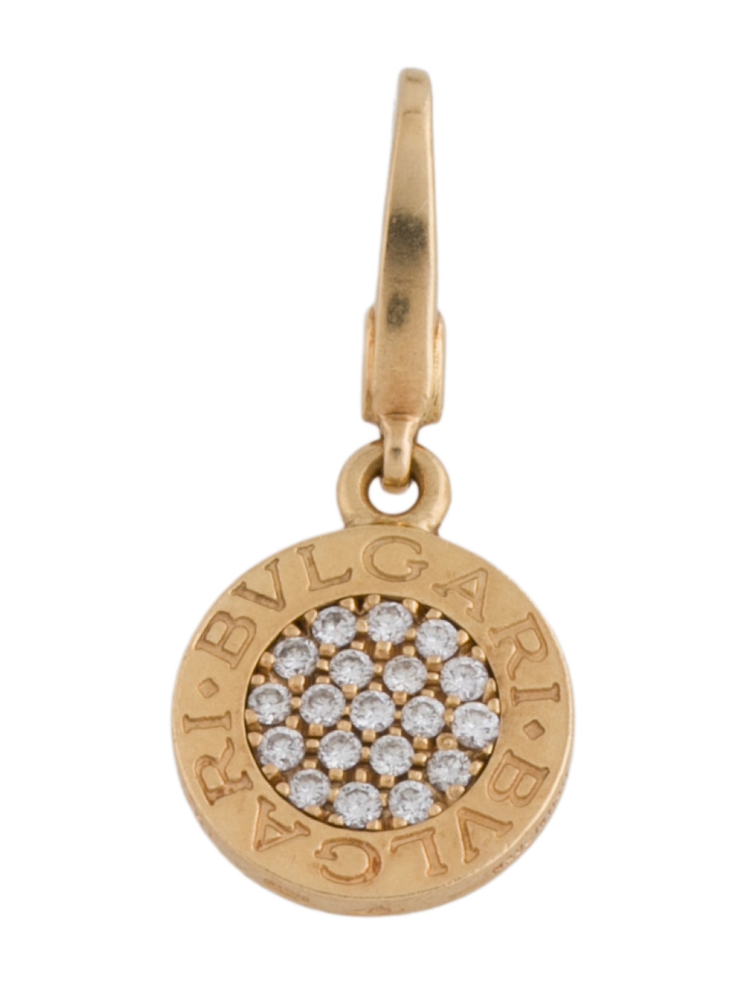 Bvlgari 18K Diamond Bvlgari Bvlgari Charm