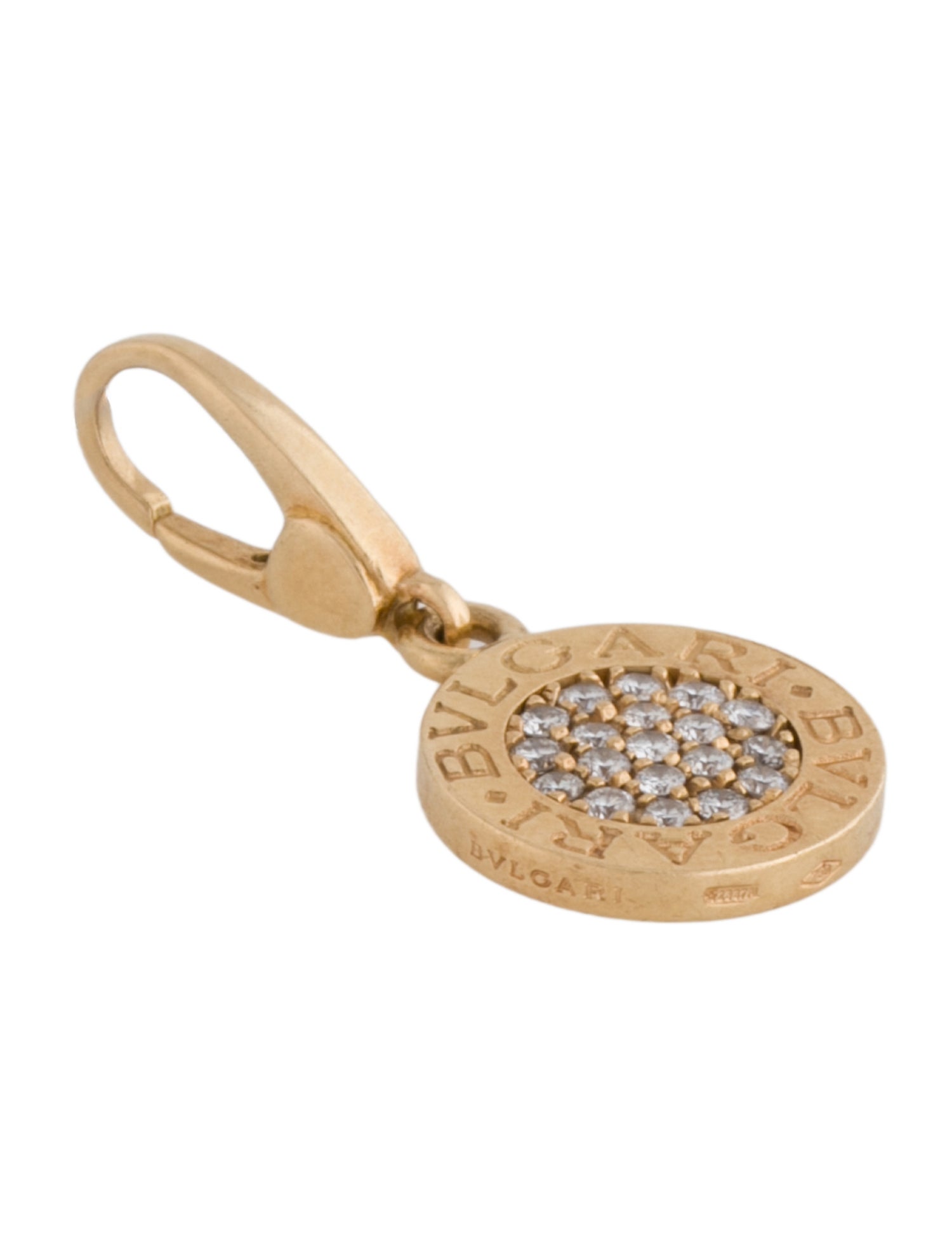 Bvlgari 18K Diamond Bvlgari Bvlgari Charm