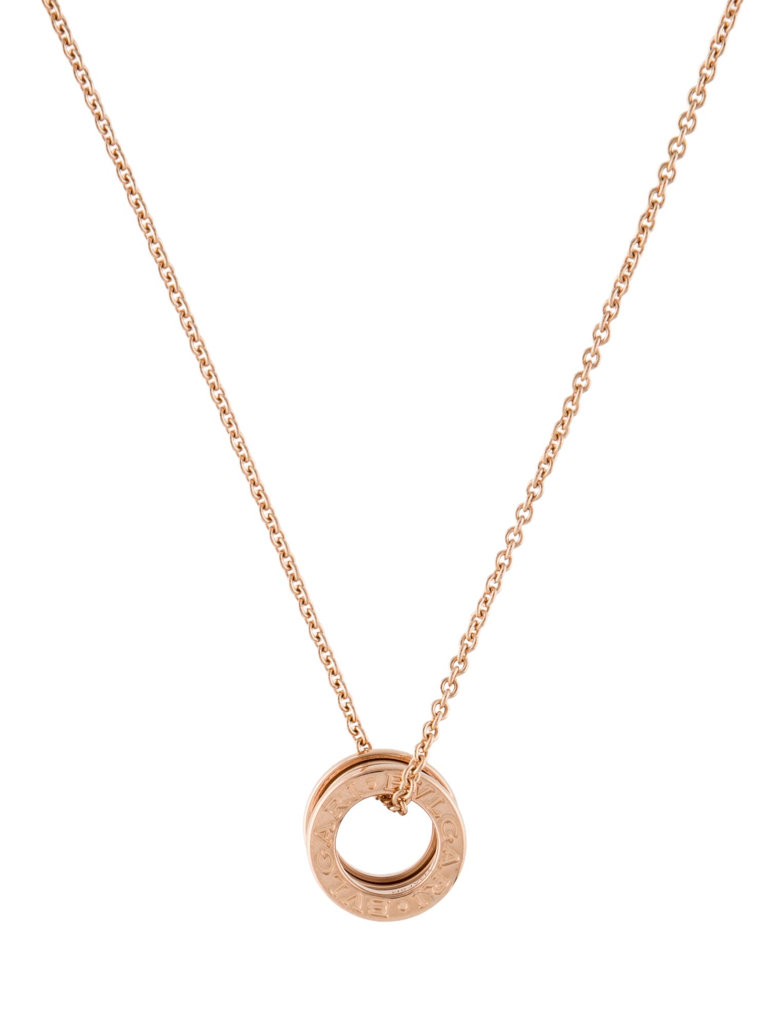 Bvlgari 18K B.zero1 Pendant Necklace