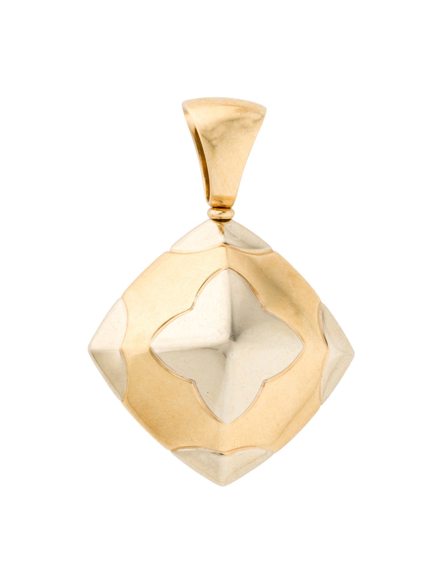 Bvlgari 18K Pyramide Pendant