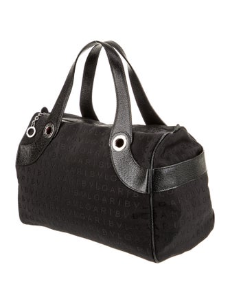 Bvlgari Canvas Top Handle Bag