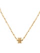 Bvlgari 18K Diamond B.zero1 Pendant w/Passo Doppio Link Chain Necklace