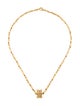 Bvlgari 18K Diamond B.zero1 Pendant w/Passo Doppio Link Chain Necklace