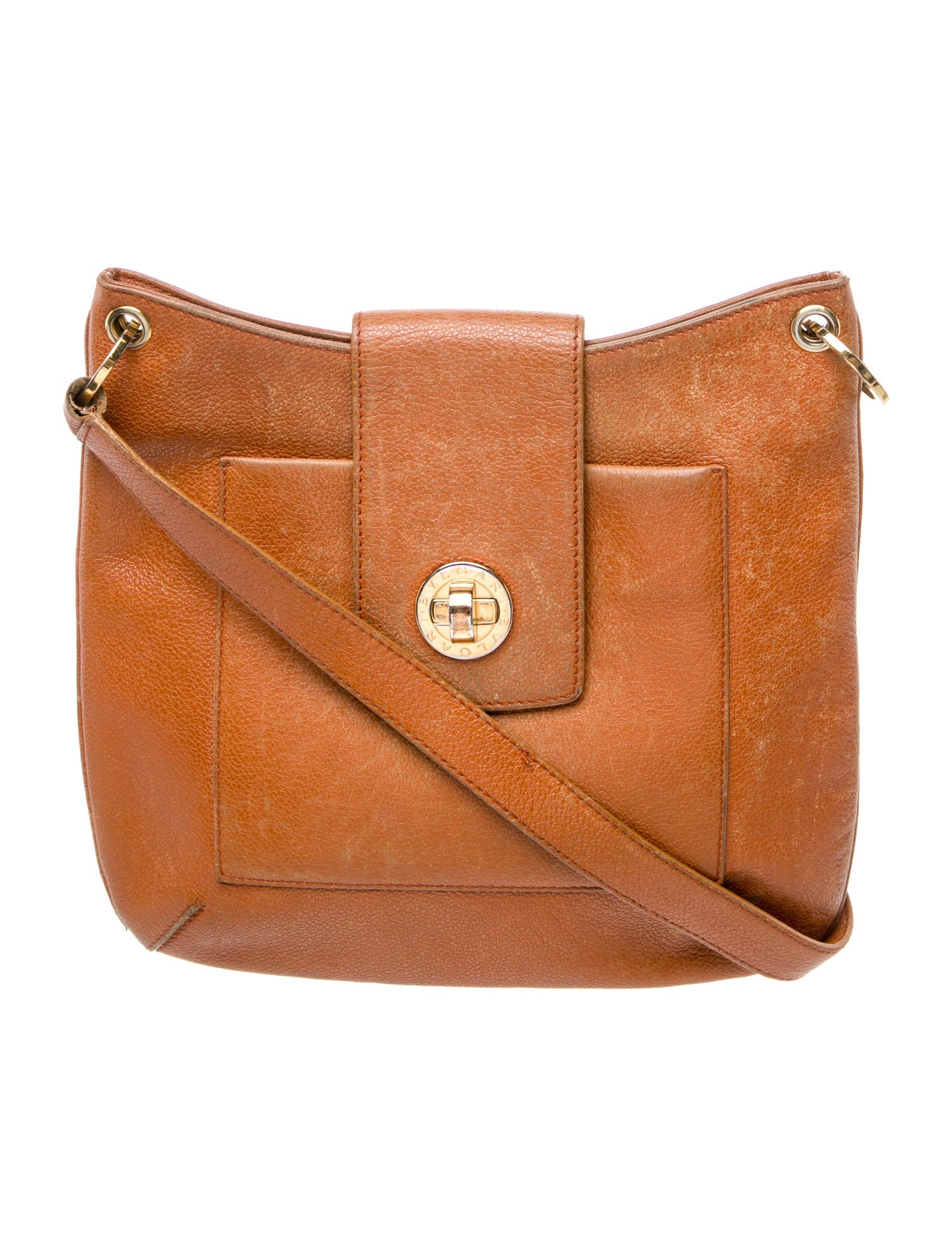 Bvlgari Leather Crossbody Bag Vintage