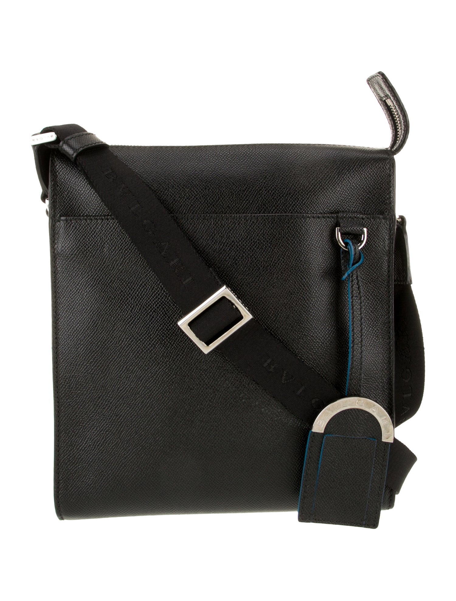 Bvlgari Leather Messenger Bag