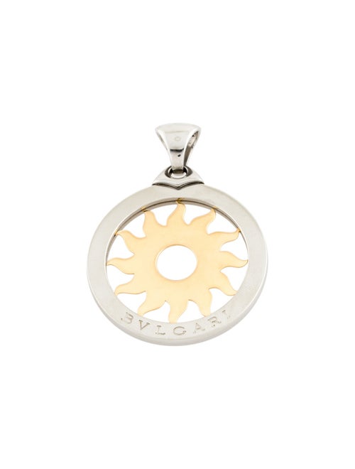 Bvlgari Two-Tone Sun Tondo Pendant