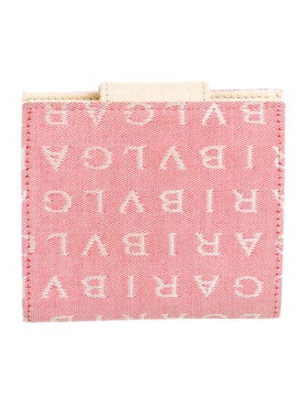 Bvlgari Canvas Printed Compact Wallet