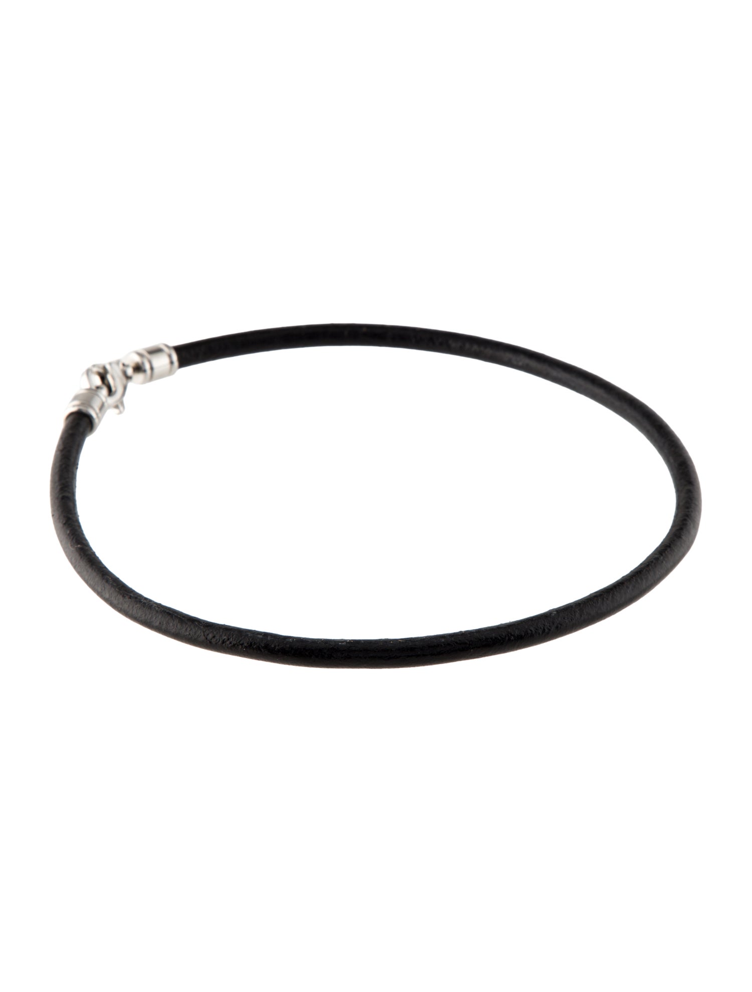 Bvlgari Leather Cord Choker Necklace