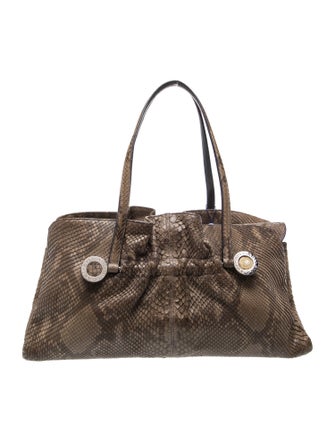 Bvlgari Python Shoulder Bag