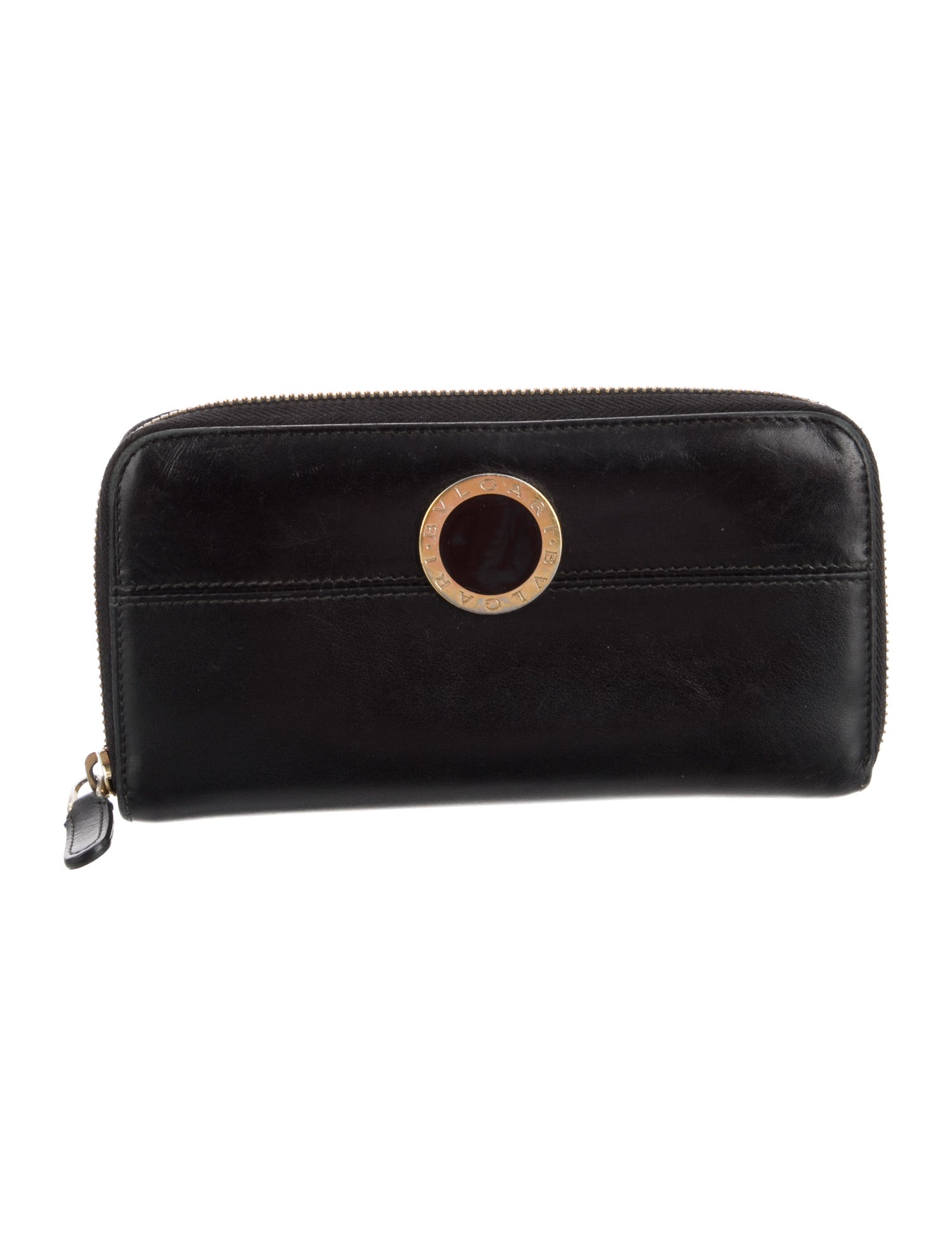 Bvlgari Leather Continental Wallet