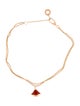 Bvlgari 18K Carnelian Divas' Dream Charm Bracelet