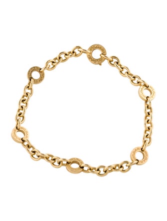 Bvlgari 18K Circle Link Bracelet
