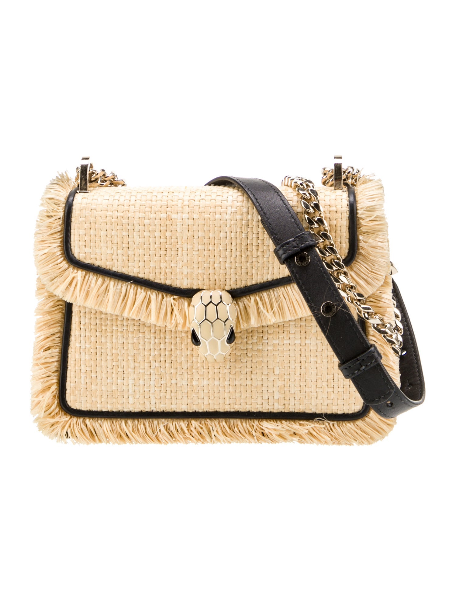 Bvlgari Raffia Serpenti Forever Mini