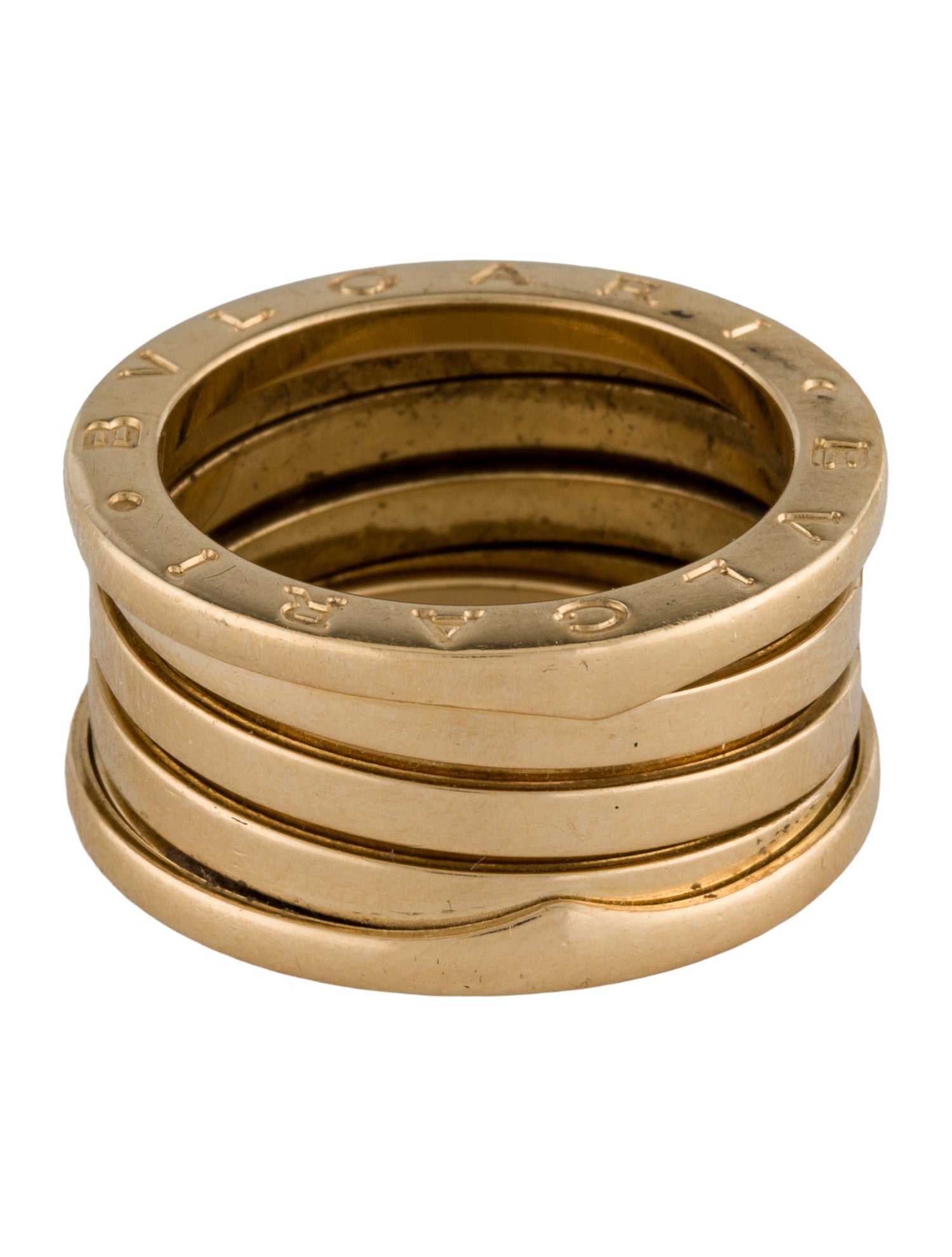 Bvlgari 18K B.zero1 4 Row Band